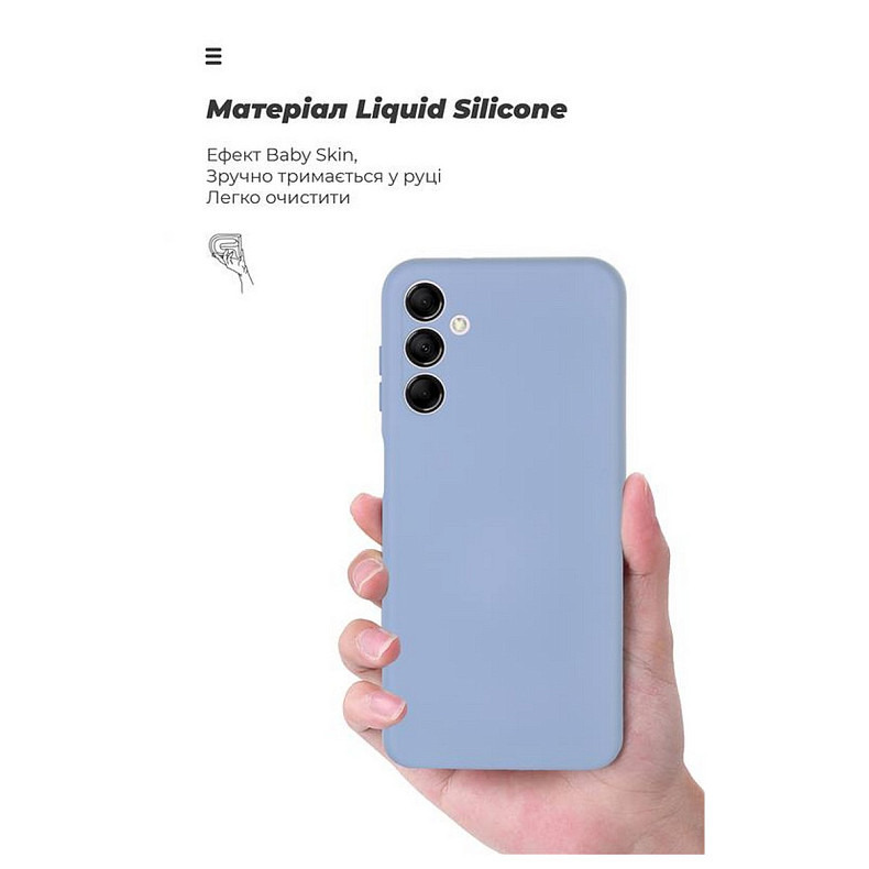 Чохол-накладка Armorstandart Icon для Samsung Galaxy M14 5G SM-M146 Camera cover Lavender (ARM66675)