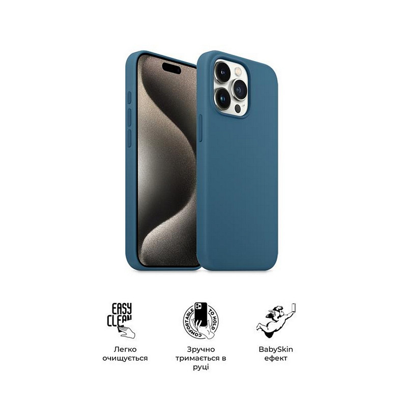 Чехол-накладка Armorstandart Icon2 для Apple iPhone 15 Pro Storm Blue (ARM70522)