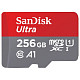 Карта памяти SanDisk microSD 256GB C10 UHS-I R150MB/s Ultra