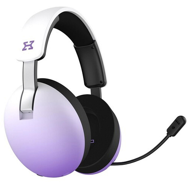 Игровая гарнитура Hator Hellyberry HH30 PRO Wireless White\Violet Gradient