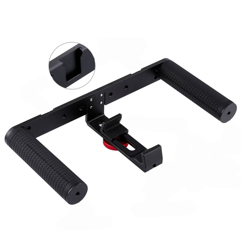 Комплект блогера Puluz PKT3028 4в1 (кольцевой свет, крепление, держатель для телефона, микрофон)