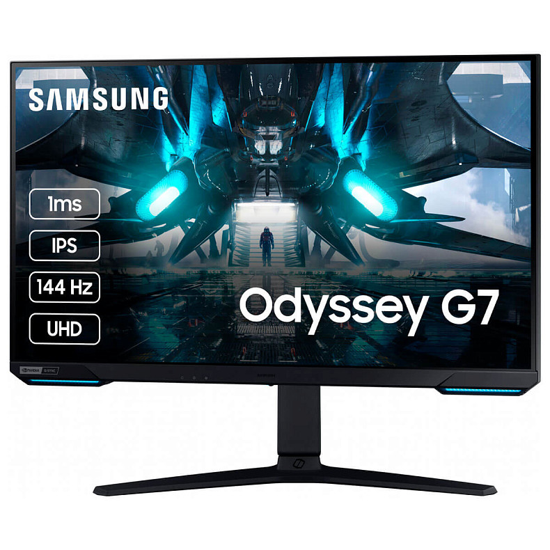 Монитор Samsung 28" Odyssey G7 S28BG700 HDMI, DP, USB, IPS, 3840x2160, 144Hz, 1ms