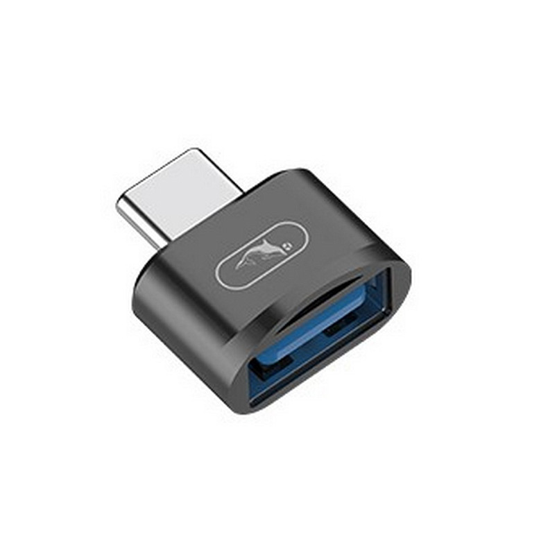 Переходник SkyDolphin OT05 Mini USB Type-C - USB (M/F) Black (SDADPT-00029)