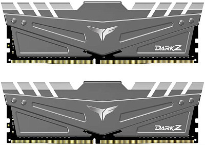 Память DDR4 2x16GB/3200 Team T-Force Dark Z Gray (TDZGD432G3200HC16CDC01)