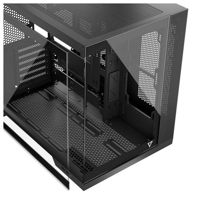 Корпус Modecom volcano panorama apex argb 7f midi grey без БЖ ATX