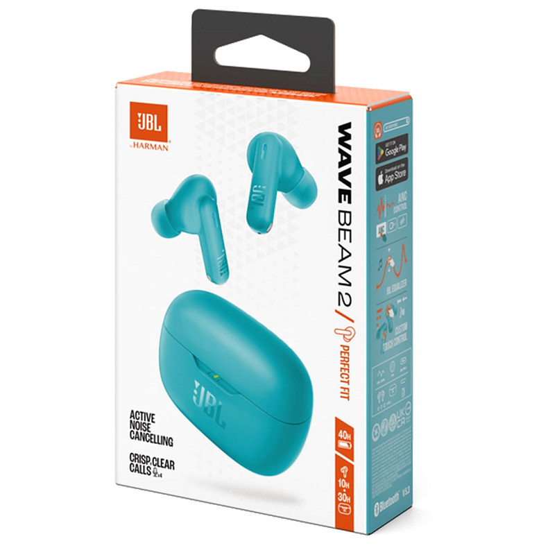 Навушники JBL Wave Beam 2 Blue (JBLWBEAM2BLU)