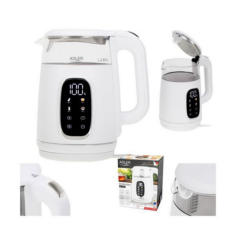 Электрочайник Adler AD 1305 white