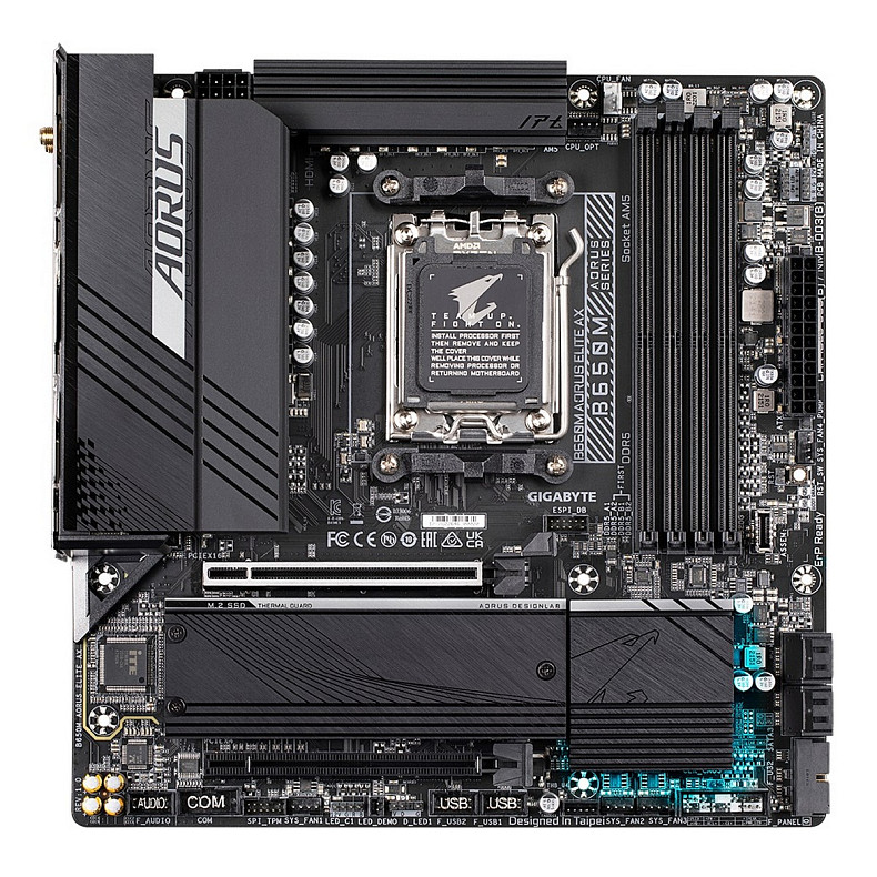 Материнская плата Gigabyte B650M Aorus Elite AX Socket AM5