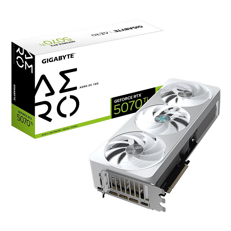Видеокарта Gigabyte Aero OC RTX 5070 Ti 16GB GDDR7 (GV-N507TAERO OC-16GD)