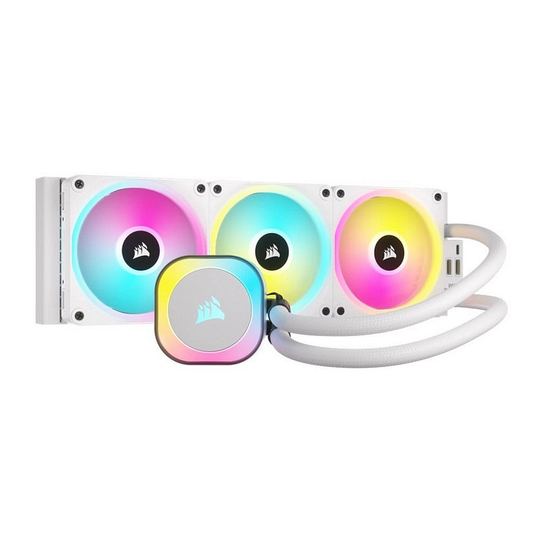 Система водяного охлаждения Corsair iCUE Link H150i RGB Liquid CPU Cooler White (CW-9061006-WW)