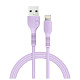 Кабель ACCLAB AL-CBCOLOR-L1PP USB-Lightning 1.2м Purple (1283126518218)