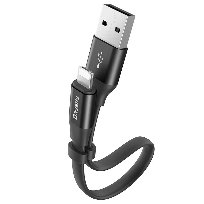 Кабель Baseus Two-in-one Portable Cable?Android/iOS?Black (CALMBJ-01)