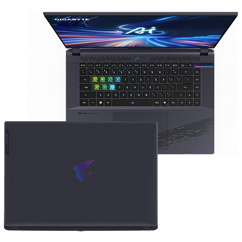 Ноутбук AORUS 16X 16.0 QHD 165Hz, Intel i7-13650HX, 16GB, F1TB, NVD4070-8, W11, черный