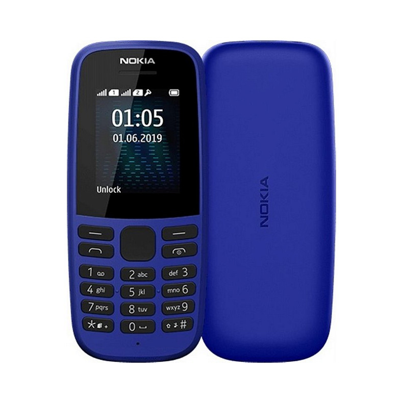 Мобильный телефон Nokia 105 2019 Dual Sim Blue