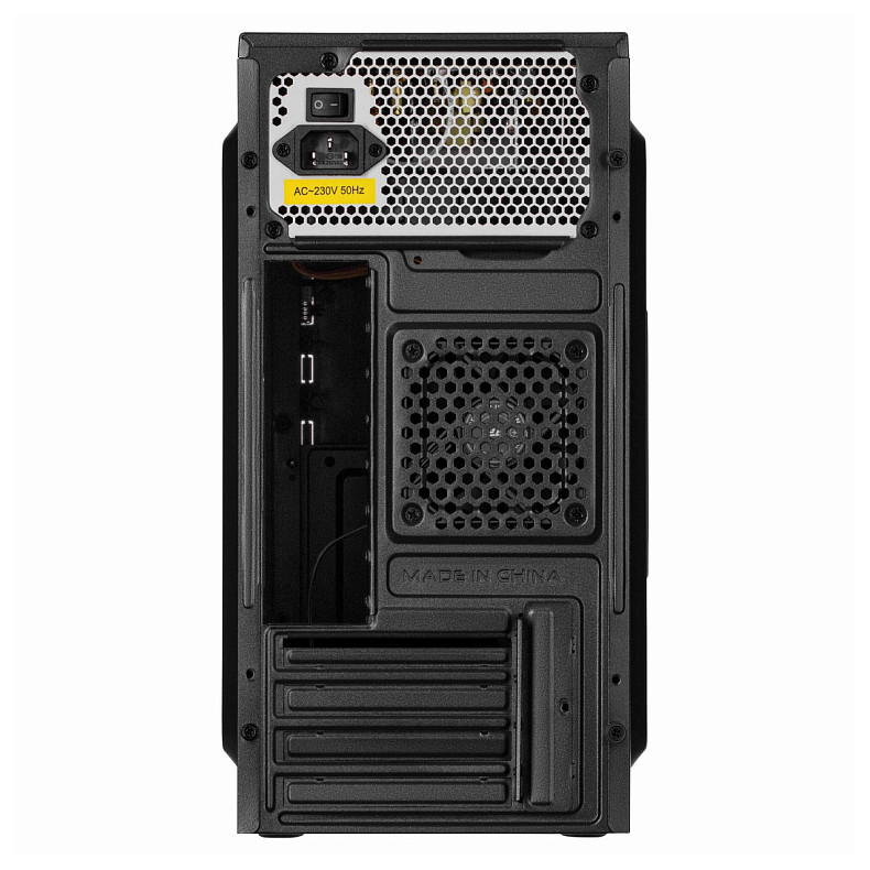 Корпус 2E TeamX TMX03, з БЖ 2E ATX500W, 2xUSB3.0, 1x80мм, VGA 220мм, mATX, чорний