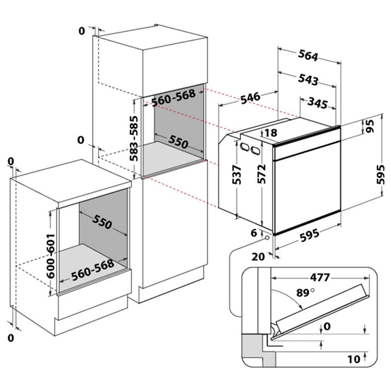 Духова шафа Whirlpool W9OM24MS2P