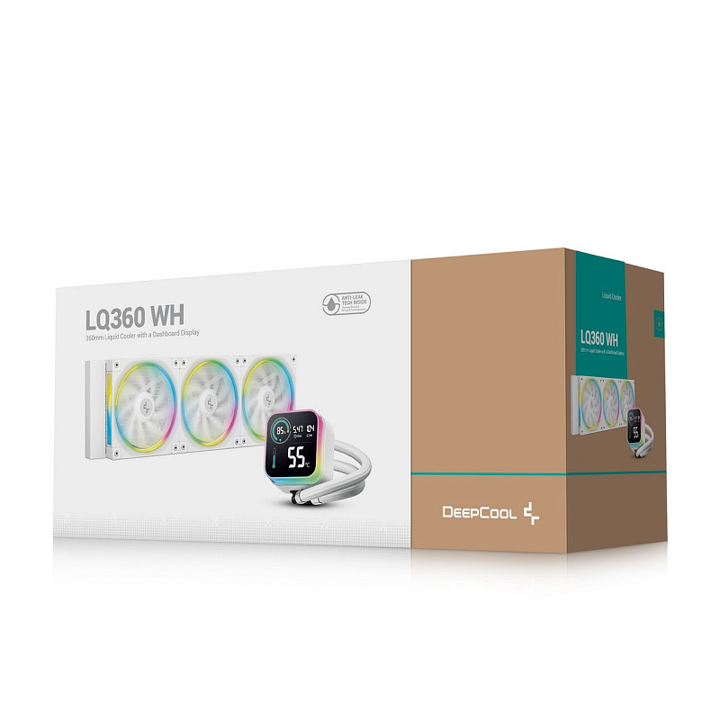 Система водяного охлаждения DeepCool LQ360 White (R-LQ360-WHDSMC-G-1)