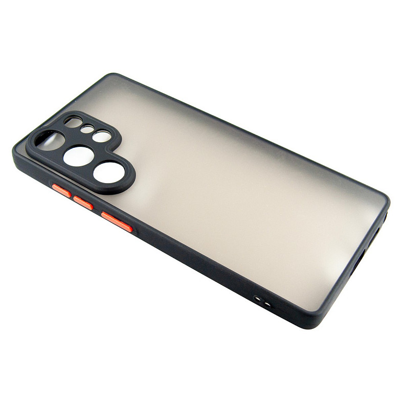 Чeхол-накладка Dengos Matt для Samsung Galaxy S25 Ultra SM-S938 Black (DG-TPU-MATT-164)