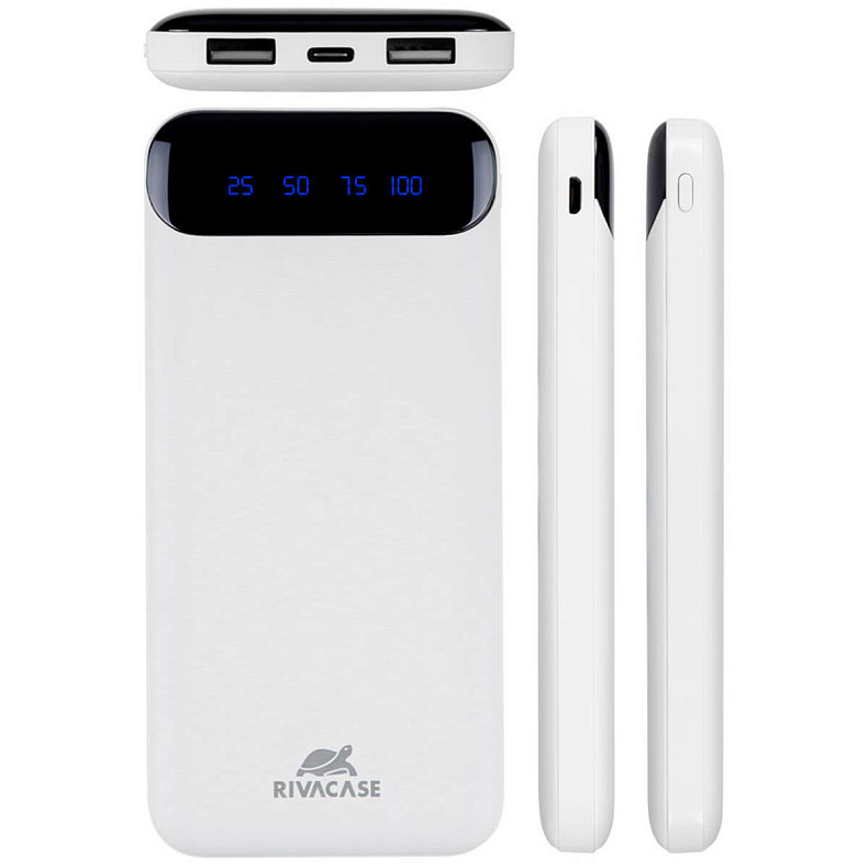 Универсальная мобильная батарея Rivacase Rivapower 10000mAh White (VA2240)