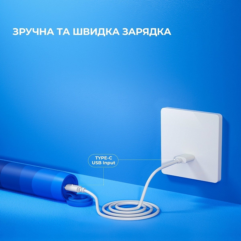 Электрическая зубная щетка Oclean Flow Sonic Blue - синяя