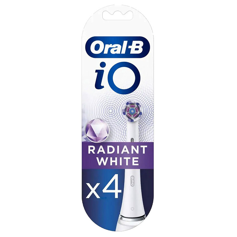 Насадка для електричної зубної щітки Braun Oral-B iO Radiant White (4)