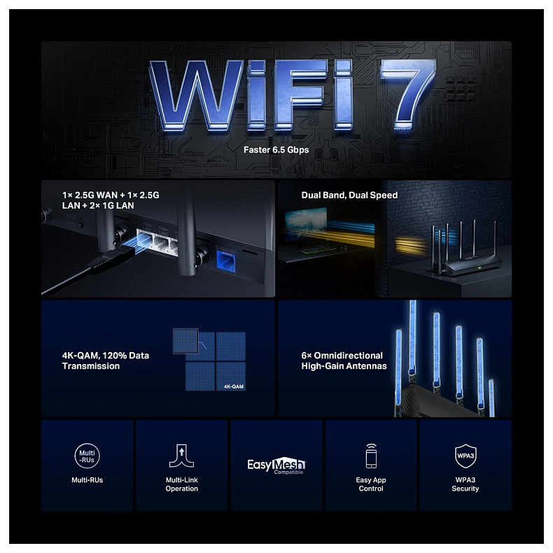 Wi-Fi Роутер Mercusys MR37BE