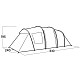 Палатка шестиместная Easy Camp Leka Twin 6 (120492)