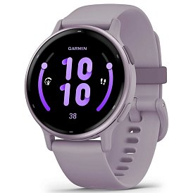 Спортивные часы GARMIN Vivoactive 5 Metallic Orchid Aluminum Bezel with Orchid Case and Silicone Band