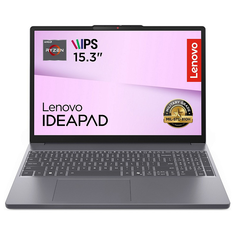 Ноутбук Lenovo IdeaPad Slim 3-15ARP10 15.3" WUXGA AG, AMD R7-7735HS, 24GB, F512GB, UMA, DOS, сірий