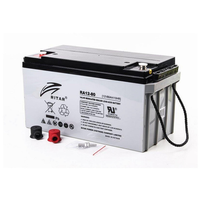 Акумуляторна батарея Ritar 12V 80AH AGM (RA12-80)