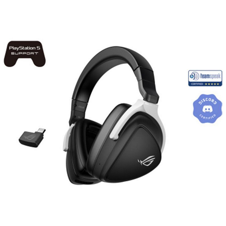 Навушники Asus ROG Delta S Wireless Black/White (90YH03IW-B3UA00)