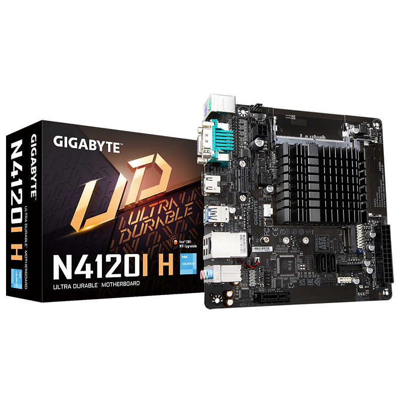 Материнская плата GIGABYTE CELERON N4120 MITX N4120I H