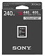 Карта памяти XQD Sony 240GB G Series R440MB/s W400MB/s (QDG240F)