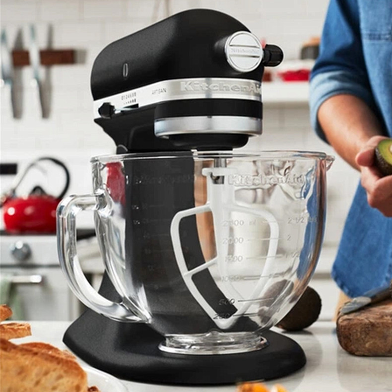Кухонный комбайн KitchenAid Artisan 4,8 л 5KSM185PSEBK с откидным блоком цвет чугун