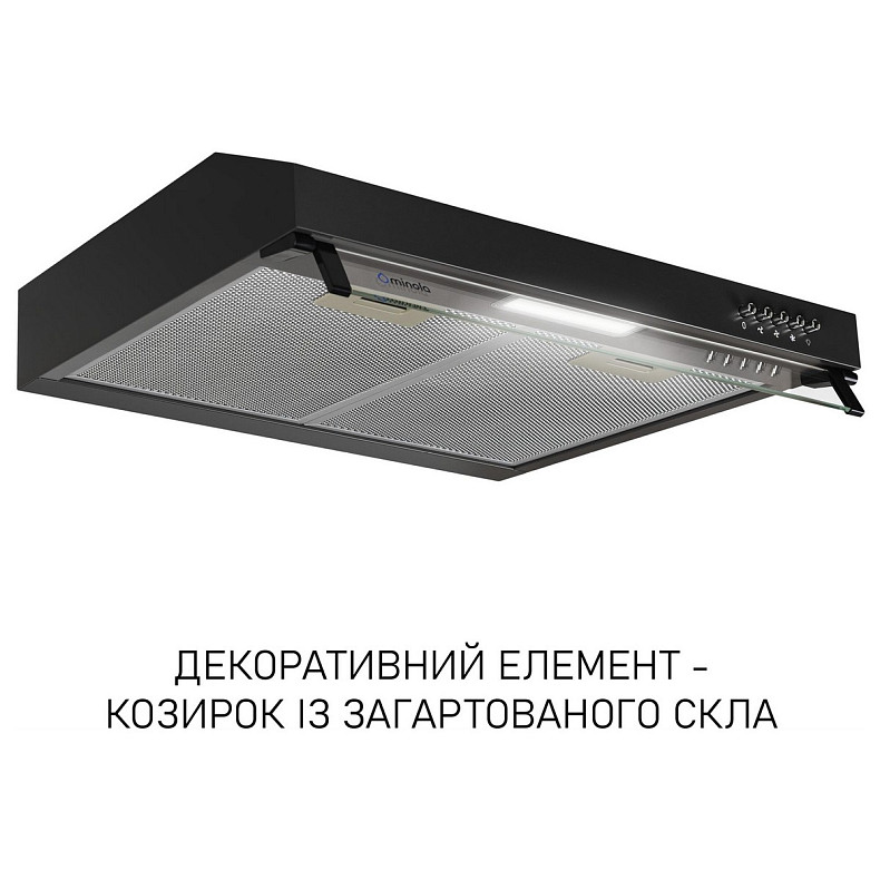 Вытяжка Minola HPL 522 BL