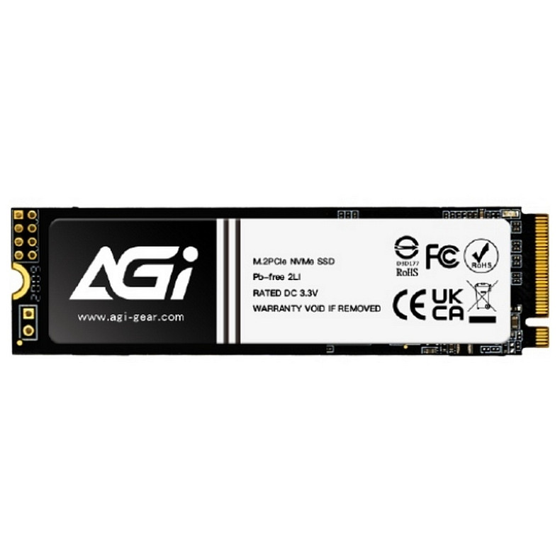 SSD накопичувач AGI 2TB AI818 M.2 2280 PCIe Gen 4x4 NVMe 1.4 QLC