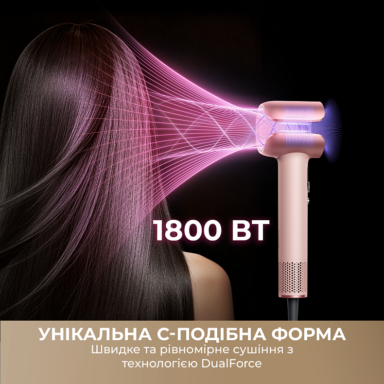 Фен MOVA Aero C Mist Pink (AMSU10-PK)