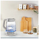 Электрочайник Tefal Glass Kettle 1.7л, стекло, с подсветкой, бело-серебряный