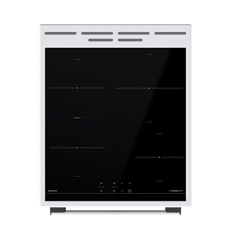 Плита Gorenje электрическая индукционная, 70л, 50x60см, дисплей, IconLed, белый