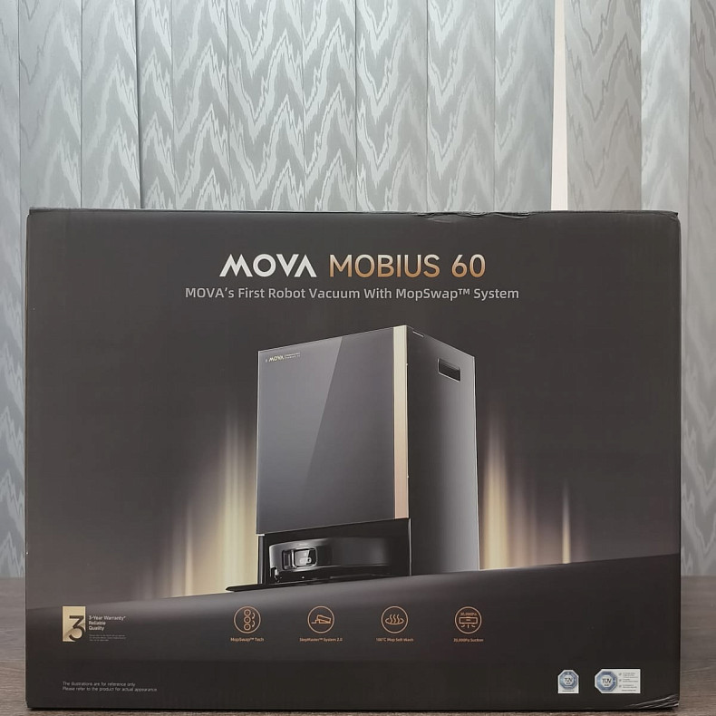 Робот-пилосос MOVA MOBIUS 60 Black-EUA - Уцінка