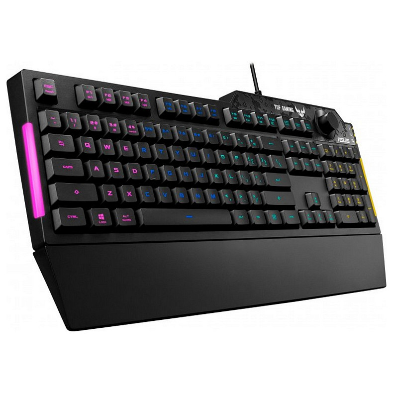 Клавиатура Asus TUF Gaming K1 USB Black UKR (90MP01X0-BKMA00)