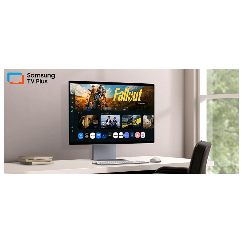 Монитор Samsung 32"S32FM902 HDMI, USB, Bluetooth, OLED, 3840x2160, 165Hz, 0.03ms, HDR10+