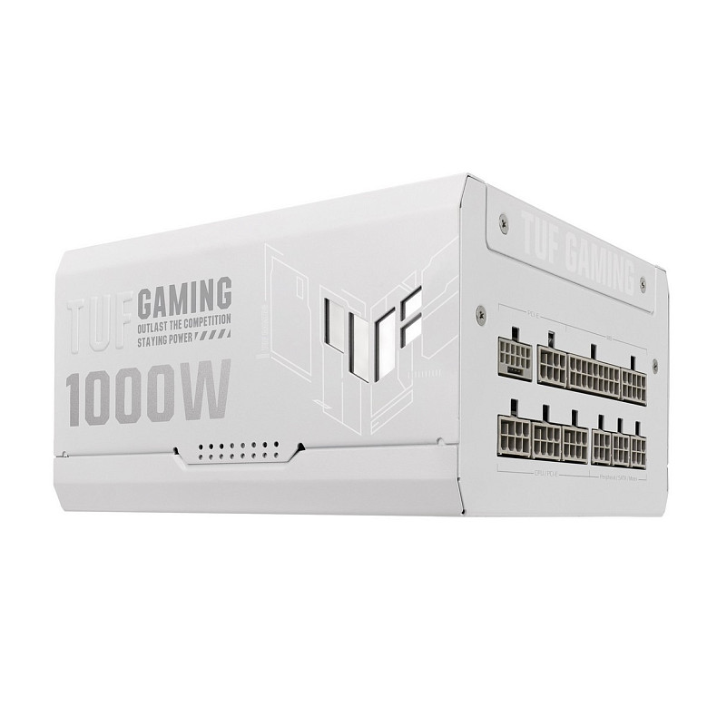 Блок питания Asus TUF-GAMING-1000G-WHITE PCIE5 1000W Gold (90YE00S5-B0NA00)