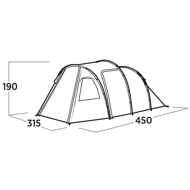 Намет п'ятимісний Easy Camp Hidra 5 (120491)