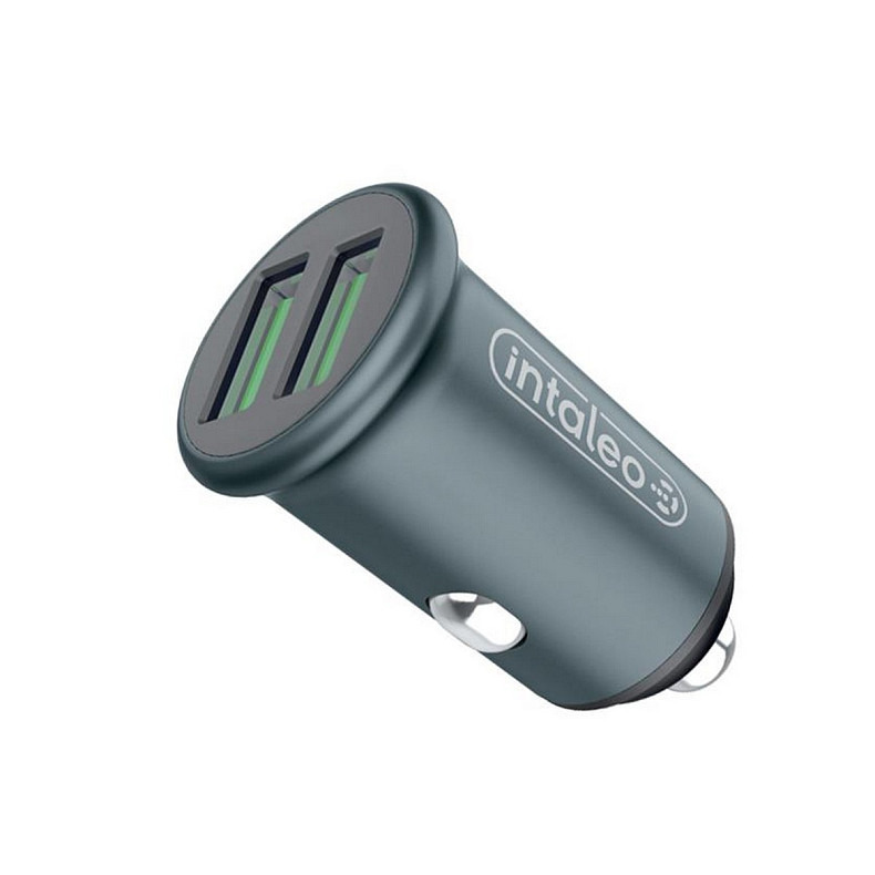 Автомобільний зарядний пристрій Intaleo CCG482 (2USB, 4.8A) Grey (1283126521553)