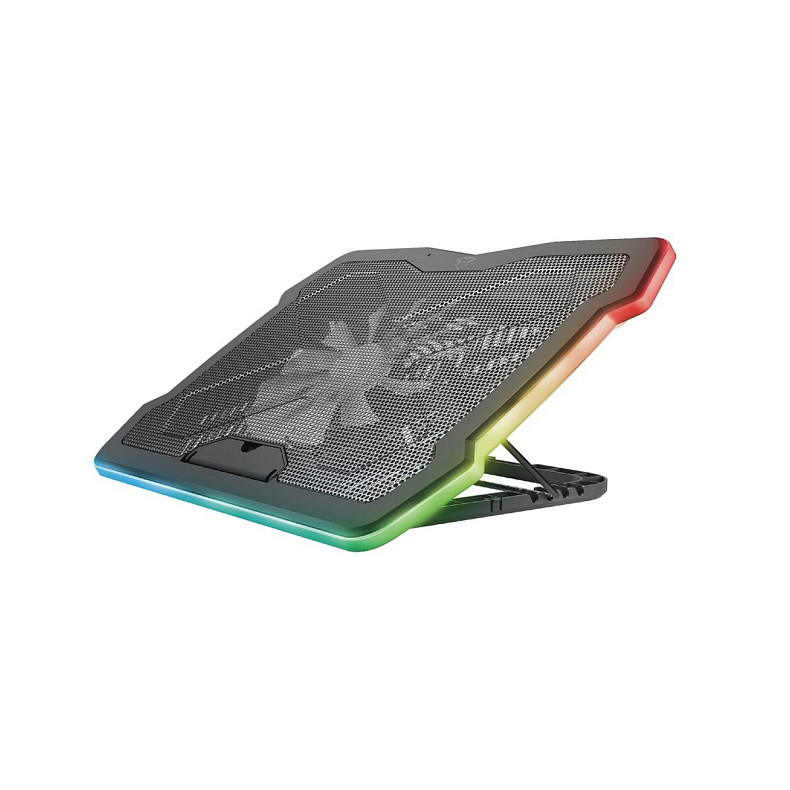 Підставка для ноутбука Trust GXT 1126 Aura (17") RGB Black