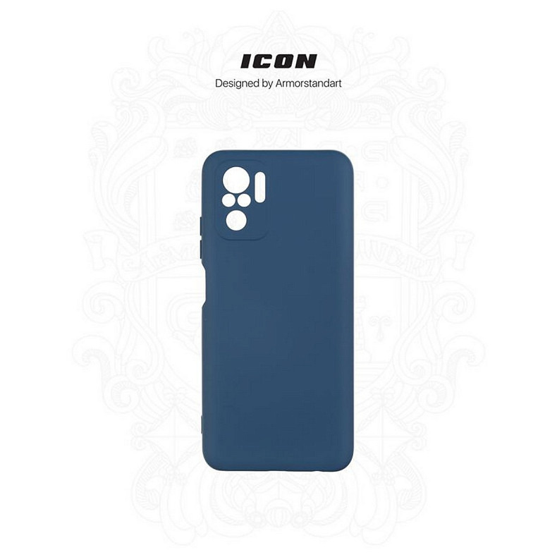 Чехол-накладка Armorstandart Icon для Xiaomi Redmi Note 10/10s Blue (ARM61456)