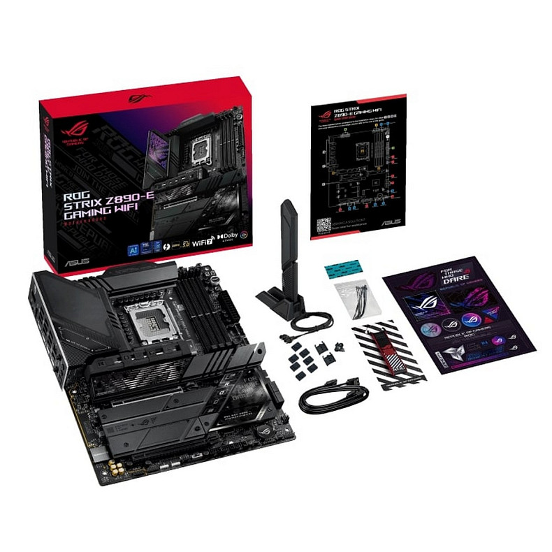 Материнcька плата ASUS ROG STRIX Z890-E GAMING WIFI s1851 Z890 4xDDR5 M.2 DP HDMI Wi-Fi BT ATX