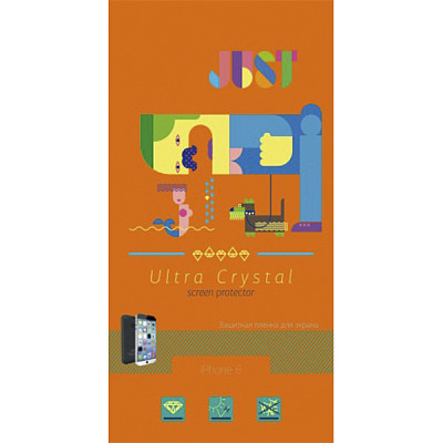 Защитная пленка JUST Ultra Crystal Screen Protector for iPhone 6 (JST-CRLSP-IP6)