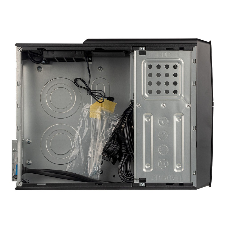 Корпус Prologix E106 Slim Black Door 400W